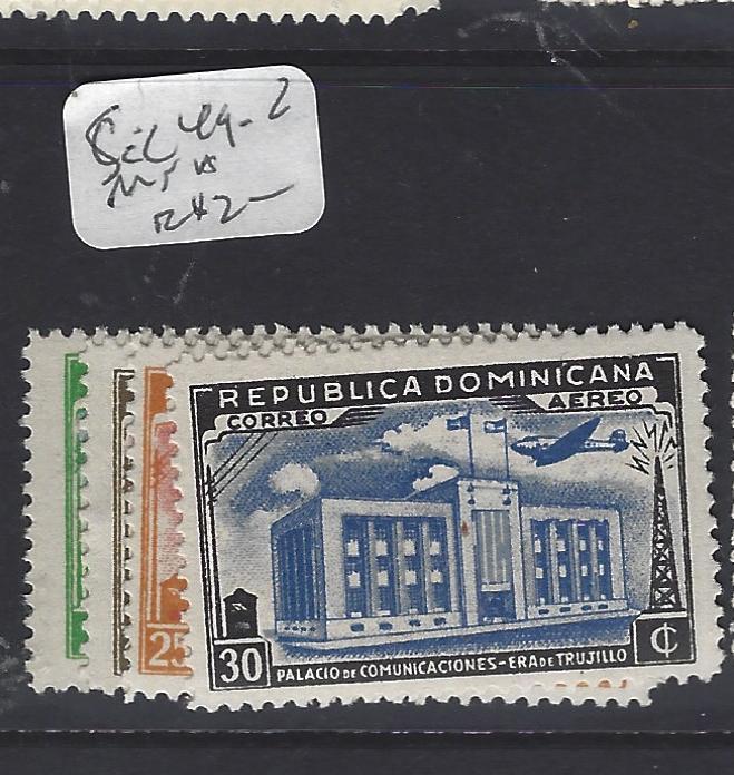 DOMINICAN REPUBLIC (P1010B)  SC C49-52    MNH