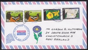 CURACAO 2005 cover to New Zealand - nice franking..........................B3737