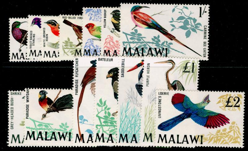 MALAWI SG310-323, COMPLETE SET, NH MINT. Cat £75.