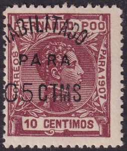 Fernando Po 1908 Sc 168 MLH* light crease