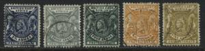 British East Africa QV 1898  2 1/2 to 5 annas used
