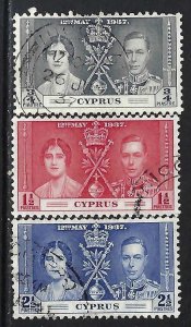 Cyprus 140-42 VFU N738