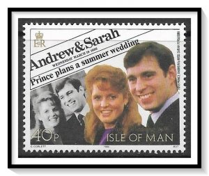 Isle of Man #315 Royal Wedding Prince Andrew MNH