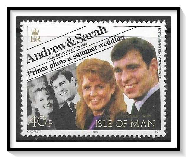 Isle of Man #315 Royal Wedding Prince Andrew MNH