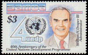 Samoa #785, Complete Set, 1990, United Nations Related, Never Hinged
