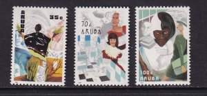 Aruba   #67-69   MNH  1991  working women