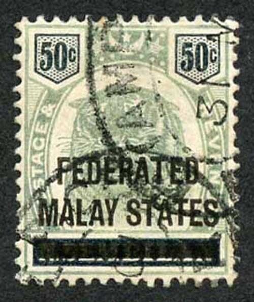 Malay States SG8  Malay States on 50c Negri Sembilan