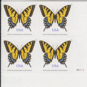 2015 USA Swallowtail SA Blk of 4 w/ Plate# (Scott 4999) MNH