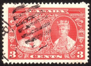 1935, Canada 3c, Silver Jubilee, Used, Sc 213