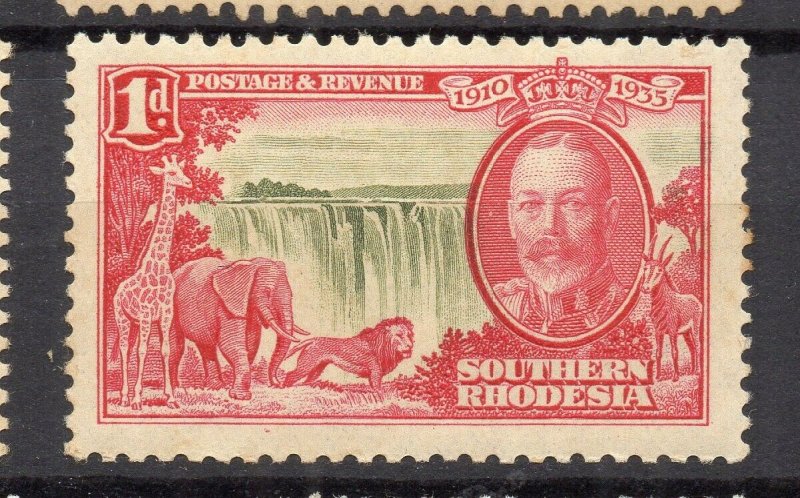 Southern Rhodesia 1935 Issue Fine Mint Hinged 1d. NW-117452 