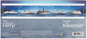 Canada  - *NEW* Canadian Ferries Souvenir Sheet - 2023 - MNH