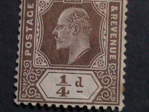 ​LEEWARD ISLANDS-1912 SC#46  KING GEORGE V MINT 111 YEARS OLD VERY FINE-