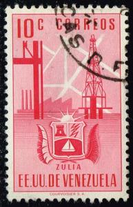 Venezuela #472 Arms of Zulia and Industry; Used (0.25)