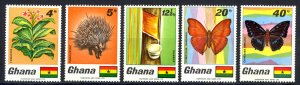 Ghana Sc# 331-335 MNH 1968 Definitives