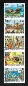 Cuba 1992 - CTO - Strip - Scott #3465