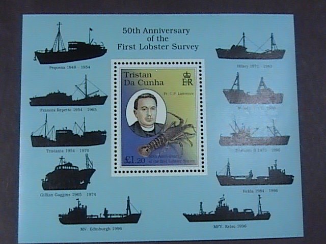 TRISTAN da CUNHA # 612-617-MINT/NEVER HINGED-COMPLETE SET + SOUVENIR SHEET--1998