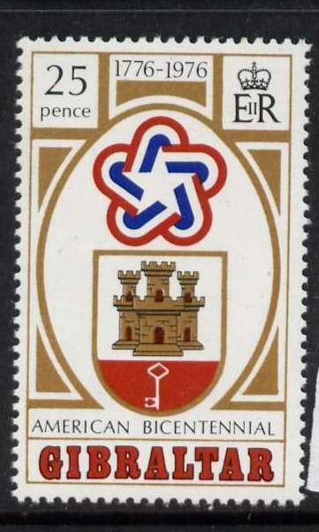 Gibraltar 329 MNH - American Bicentennial, Crest 