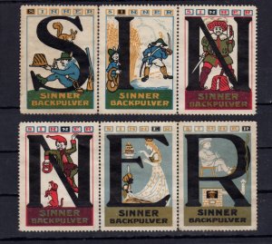 German Advertising Stamps- Sinner Brand Baking Powder