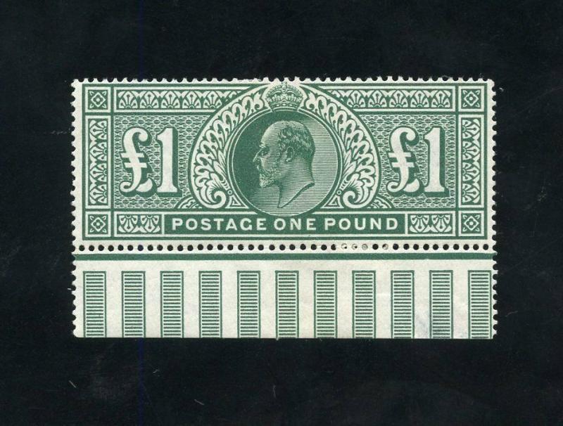 GREAT BRITAIN EDWARD  VII DE LA RUE  SCOTT#142  SG#266 ORIGINAL GUM MINT HINGED