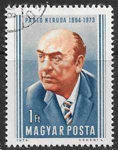 Hungary ~ Scott # 2309 ~ Used ~ Pablo Neruda ~ CTO