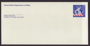 US UO86 Official Consular Service Entire Unused