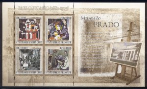 St Thomas & Prince Is. - 2007 MNH Picasso art souvenir sheet #1737 cv $ 6.50