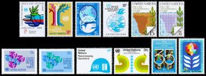 United Nations Scott 304 // 323 (1979-80) Mint NH VF B 