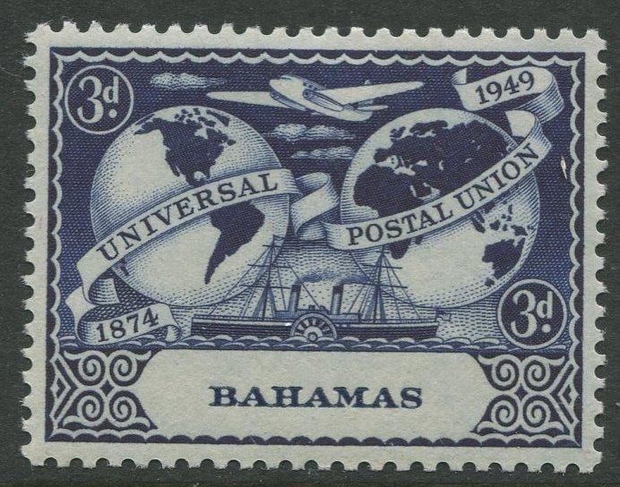 STAMP STATION PERTH Bahamas #151 UPU Issue 1949 MVLH CV$2.75.