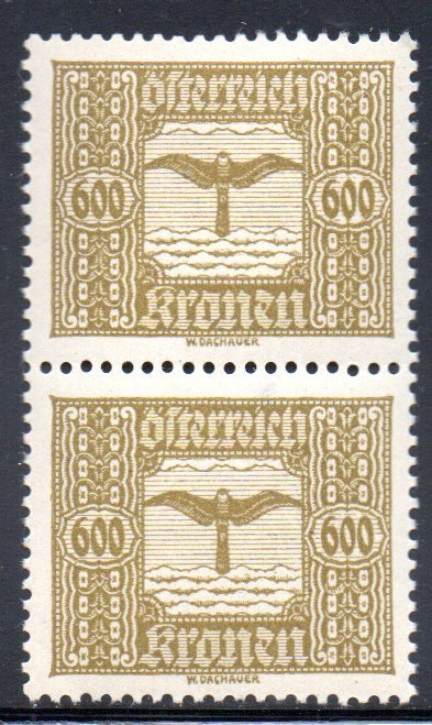 AUSTRIA C6 MNH PAIR BIN $.50 BIRD