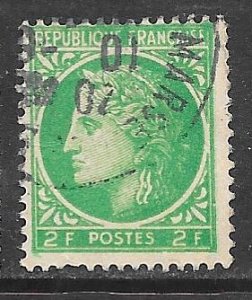 France 536A: 2f Ceres, used, AVG