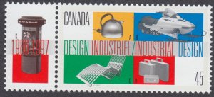 Canada - #1654 Industrial Design with Tab - MNH