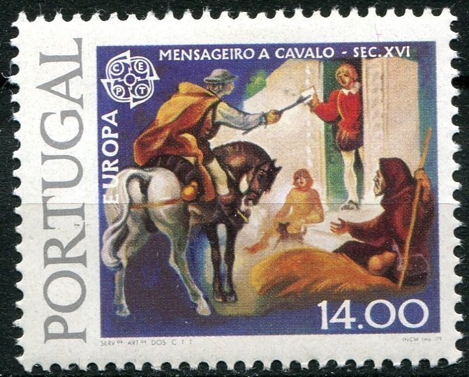 Portugal Sc#1423 MNH, 14e multi, Europa (C.E.P.T.) 1979 - History of the Post...