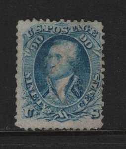 72 F-VF used neat light cancel with nice color cv $ 625 ! see pic !