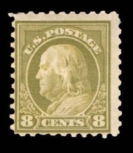 US STAMPS #470 8c P10 NO WMK MINT OG H LOT #82484-8