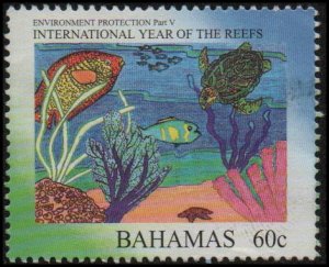 Bahamas 895 - Used - 60c Reef / Marine Life (1997) (cv $2.10)