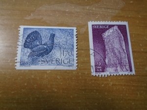 Sweden  #  1119-20  used