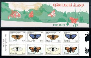 [58618] Aland 1994 Butterflies Papillons Booklet MNH