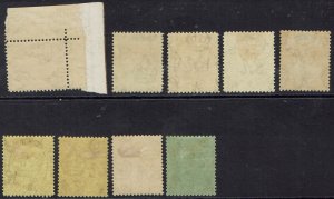 BERMUDA 1922 SHIP RANGE TO 1/- WMK MULTI SCRIPT CA