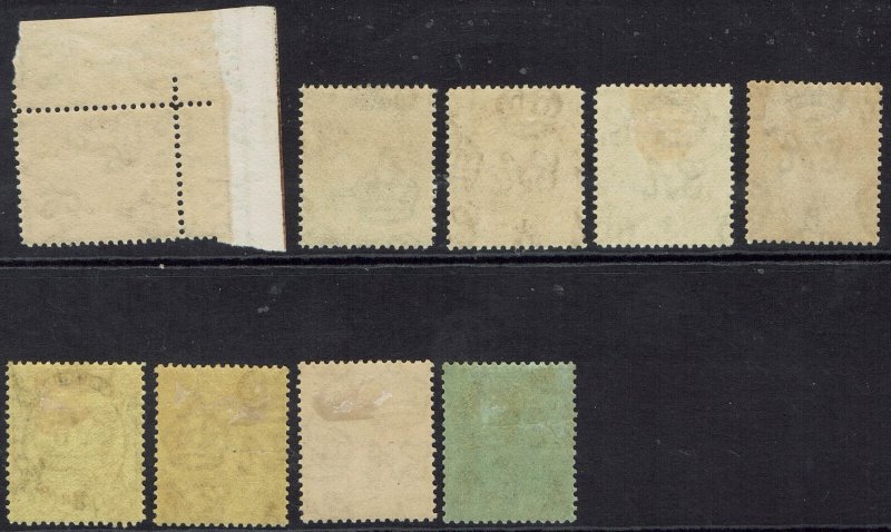BERMUDA 1922 SHIP RANGE TO 1/- WMK MULTI SCRIPT CA