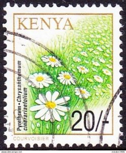 KENYA 2001 QEII 20/- Multicoloured Crops FU