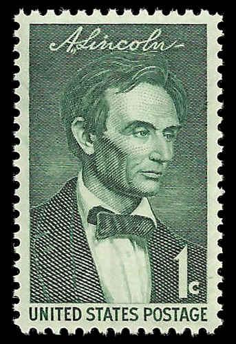 # 1113 MINT NEVER HINGED ABRAHAM LINCOLN     VF+