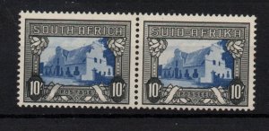 South Africa 1933 10/- blue & sepia SG64c MNH pair WS33771