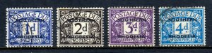 Southern Rhodesia - Scott #J2//J5 - Used - Toning speck #J3 - SCV $12