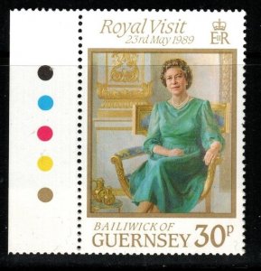 GUERNSEY SG462 1989 ROYAL VISIT MNH