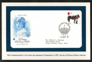 Just Fun Cover Great Britain #1764 Princess Diana (12046)