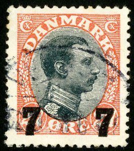 Denmark Stamps # 182 XF Used