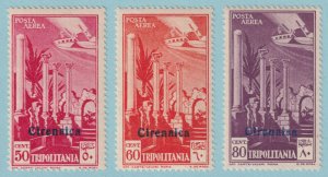 CYRENAICA C14 - C3 AIRMAILS  MINT HINGED OG * SET - NO FAULTS VERY FINE! - P946