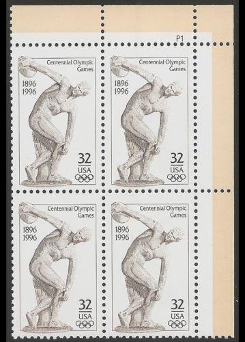 *USA Scott 3087 Plate Block (32 cents) UNC