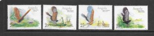 BIRDS - ANGOLA #1255-8 EAGLES MNH