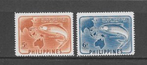 FISH - PHILIPPINES #578-9  MNH